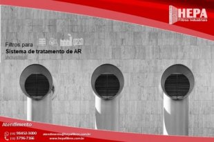 FILTROS PARA SISTEMA DE TRATAMENTO DE AR INDUSTRIAL